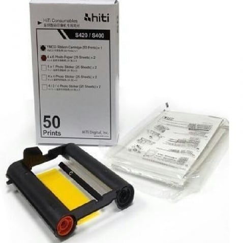 S400/S420 HiTi Printer Photo Paper/Ribbon