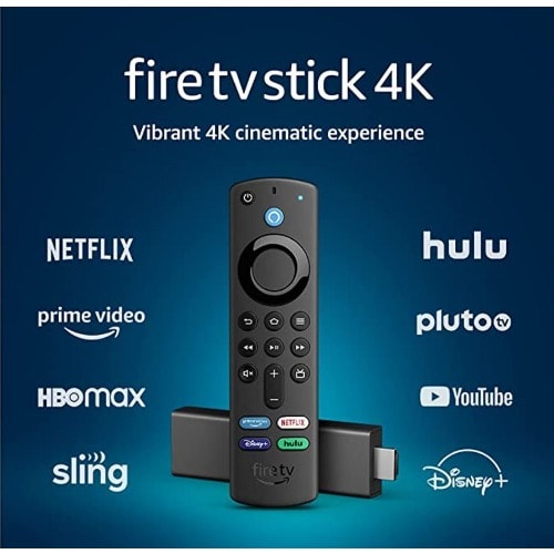 Fire Tv Stick 4k Streaming Device With Alexa Voice Remote - Dolby Vision - 2021 Edition