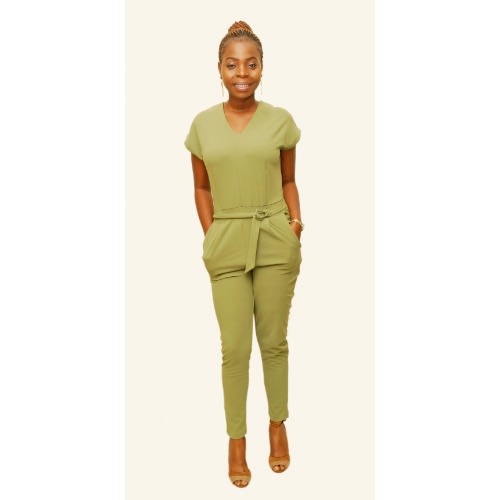 Short Sleeve Jumpsuit