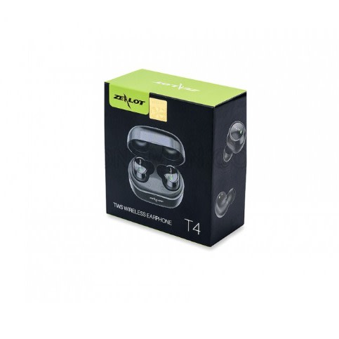 T4 Tws Bluetooth Earbuds - Black