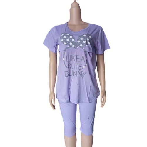 Multipurpose Sexy Maternity/nursing Night Wear With Adjustable Waist Top