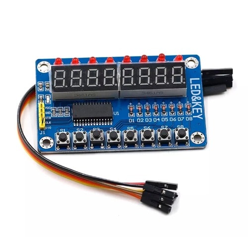 TM1638 8-bit Digital Key LED Display Module