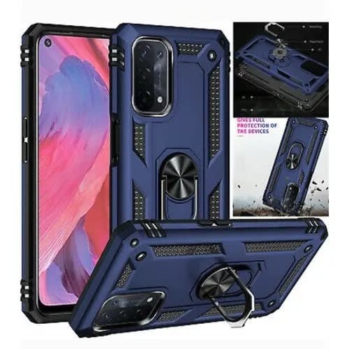 Rugged Protective Back Cover For Oppo A54 - Blue