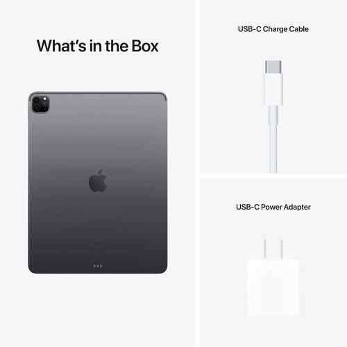 iPad Pro 2021 - 12.9" - 1TB with M1 Chip - Single Nano SIM - Wi-Fi + 5G LTE - Space Gray