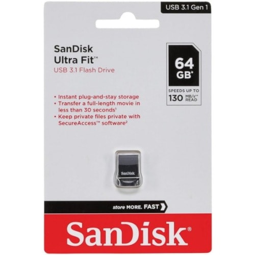 64GB Ultra Fit Usb 3.1 Flash Drive