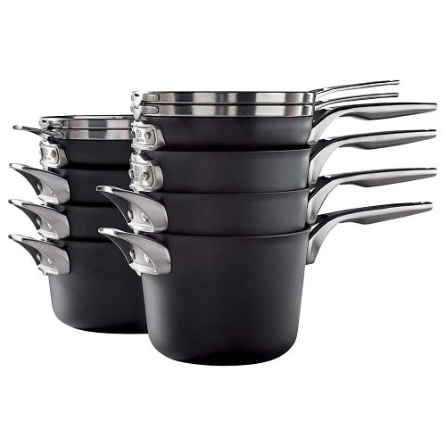 Premier 12-piece Hard Anodized Space Saving Cookware