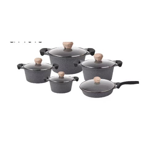 Non Stick Granite Pot Set -10pcs