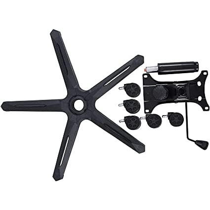 Office Chair Replacement Base With Bottom Plate, Stand Cylinder & Caster