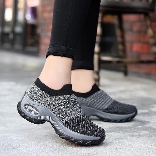 Women's Dance Sneakers - Grey