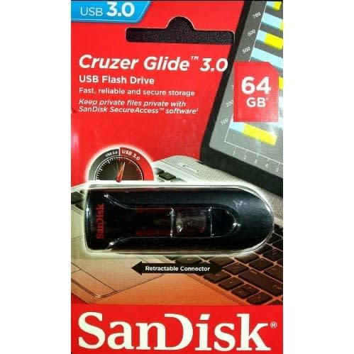 Cruzer Glide 3.0 USB Flash Drive -64GB