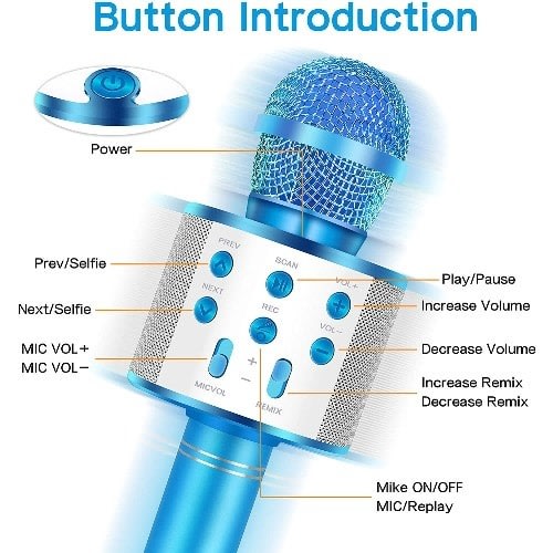 Handheld Professional Bluetooth Wireless Microphone Speaker
