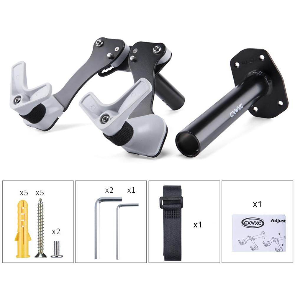 Bicycle Wall Hangers Road Mountain Bike Wall Hook Adjustable Trailer For Children's Balance Car Bike Stand Wall Holder Mount Bicycle Mountain Bike Storage Wall Mounted Rack Stands Steel Hanger Hook Bicycle Accessories