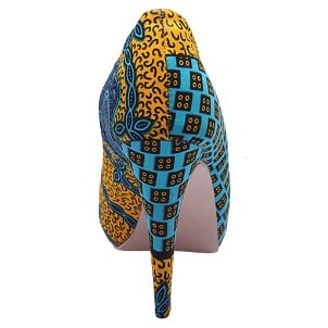 Ankara Print Heel Shoe