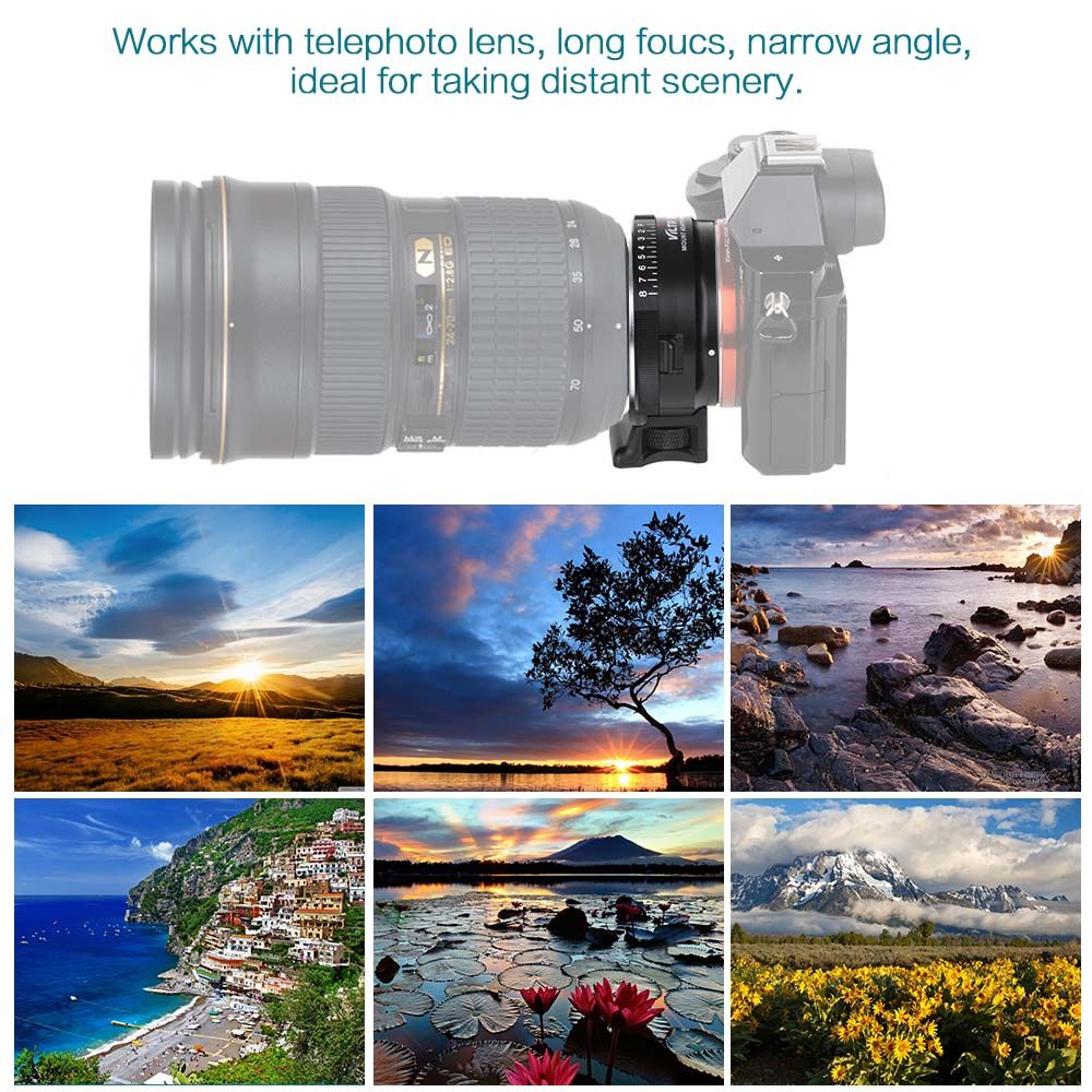 NF-NEX Mount Adapter Ring For Nikon G/F/AI/S/D Lens