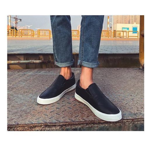 New Spring Leather Men's Casual Outdoor Walking Footwear