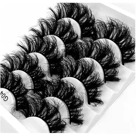 8D Fluffy Natural Handmade Lashes - 5Pairs