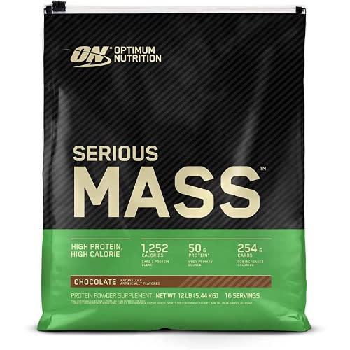 Serious Mass Protein Powder - Banana - 50g Protein- 12lb -192oz