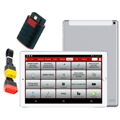 Diagzone Automobile Diagnostic Tool With 32GB Android Tablet & Obdii Extension Cable