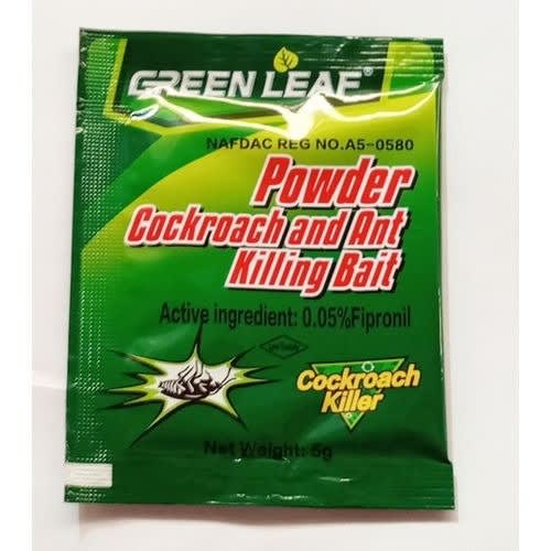 Green Leaf Cockroach Killing Powder X 10 Pieces