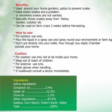 SARII Snake Repellent - 4 Litre