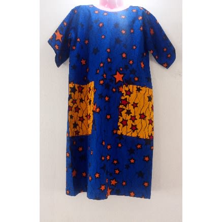 Blue Midi Dress For Girls