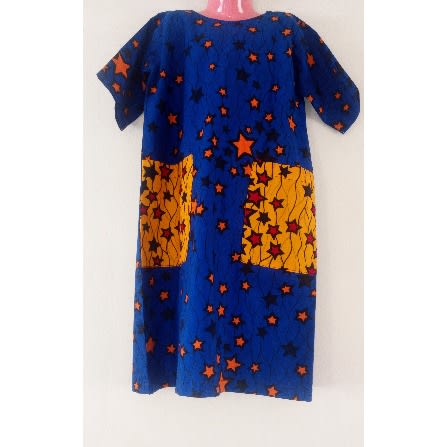 Blue Midi Dress For Girls