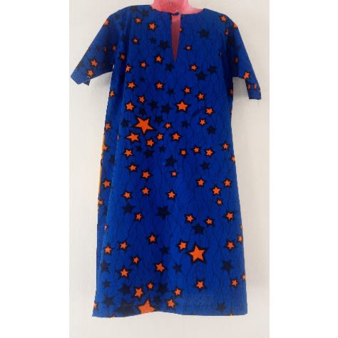 Blue Midi Dress For Girls