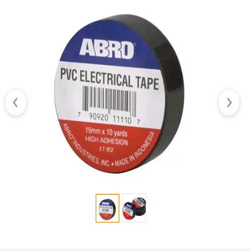 Abro Pvc Electrical Tapes - 10rolls