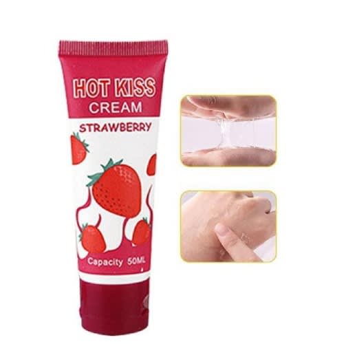 Hot Kiss Strawberry Flavor Vaginal & Anal Sex Lubricant