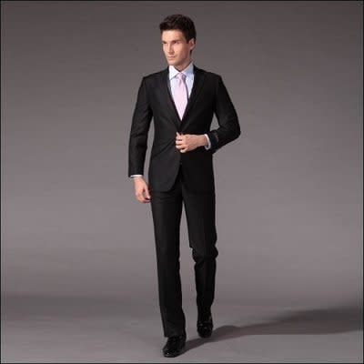 Men's Smart Suit -Black