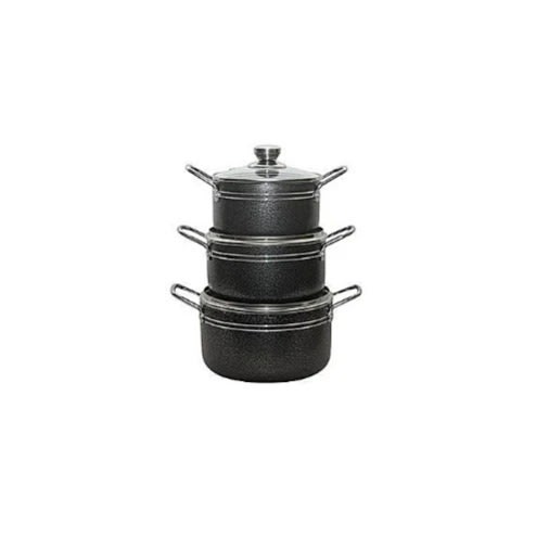 Set Of Non-stick Pots - 3pcs