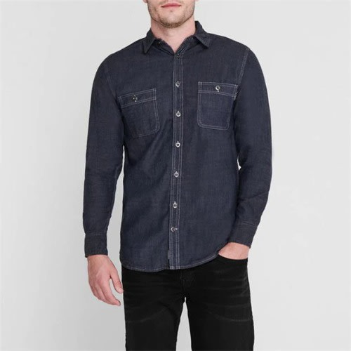 Long Sleeve Denim Shirt