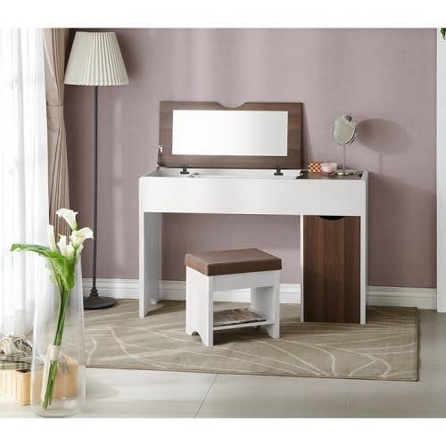 Apex Venture - Emme Caron Vanity Set With Stool And Mirror