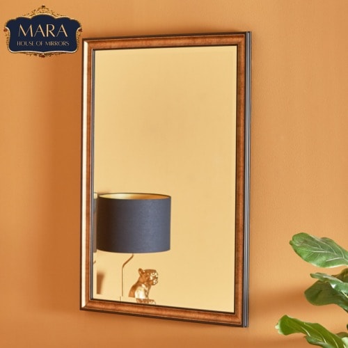 Bohemian Mirror With A Wooden Frame