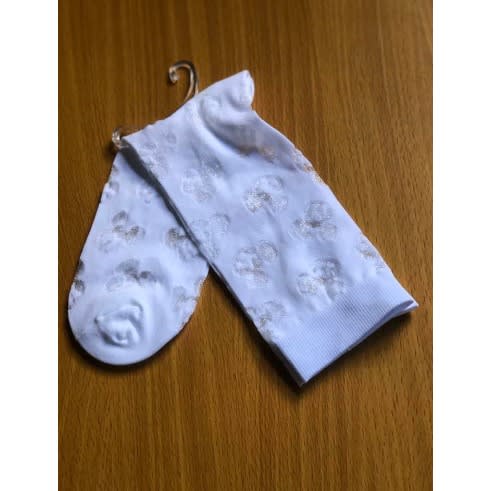 See Through Luxury White Men's Stylish Socks
