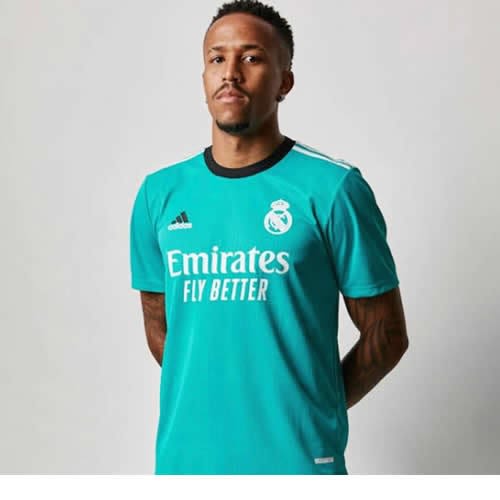 Men's Official Real Madrid Third Kit Green
