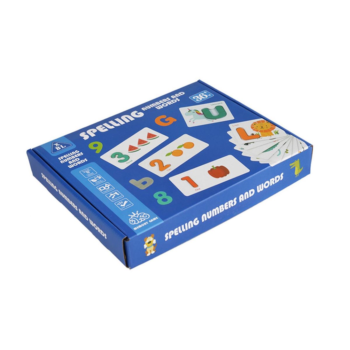 1 Set Puzzle Toys Spelling Number Words Puzzle Toys