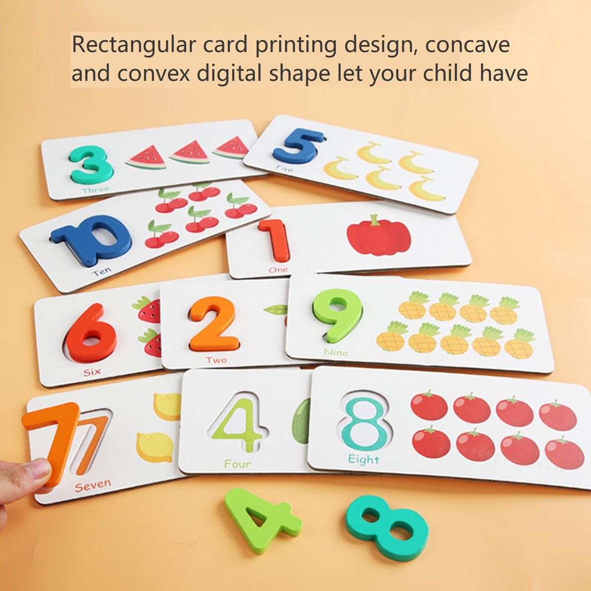 1 Set Puzzle Toys Spelling Number Words Puzzle Toys