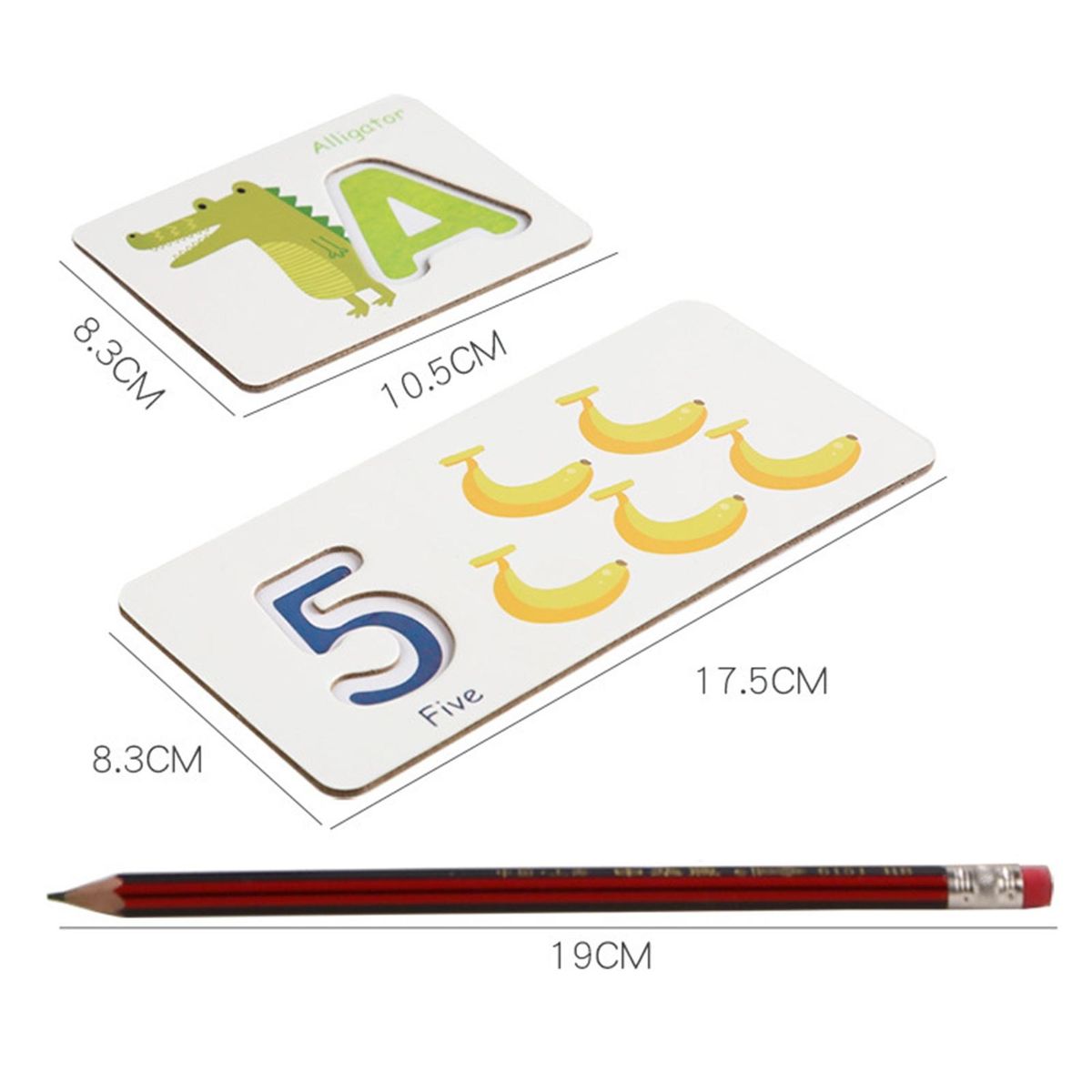 1 Set Puzzle Toys Spelling Number Words Puzzle Toys