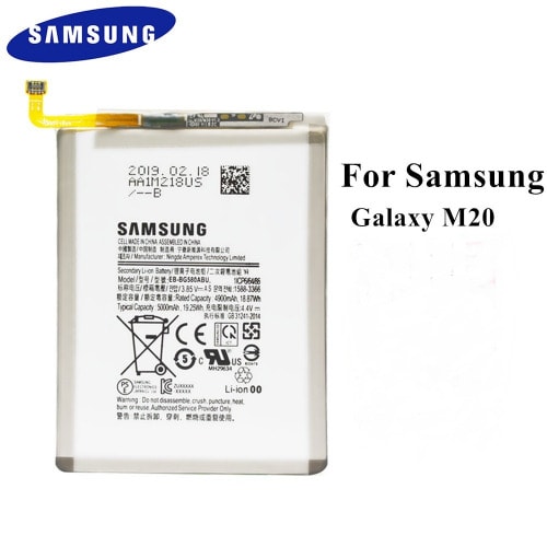 Replacement Battery For Samsung Galaxy M20  Eb-bg580abu