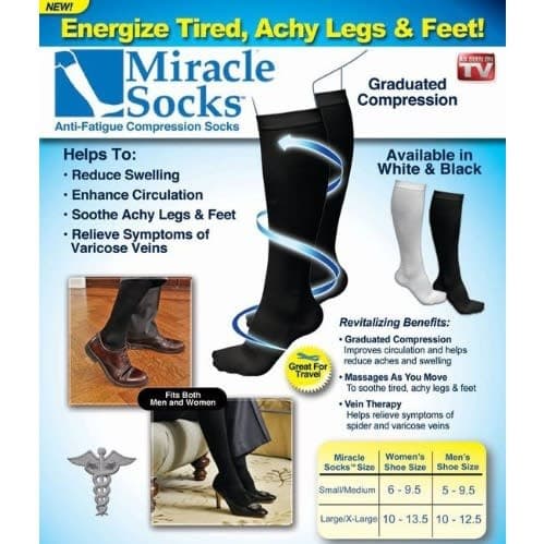 Miracle Socks Anti- Fatigue Compression Stocking For Man & Women