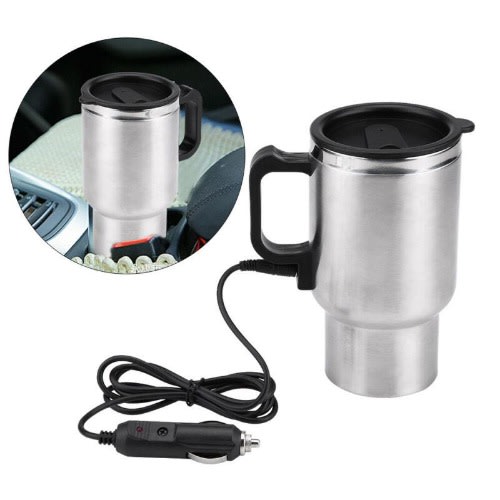 12v Car Charging Electric Stainless Steel Heated Travel Mug