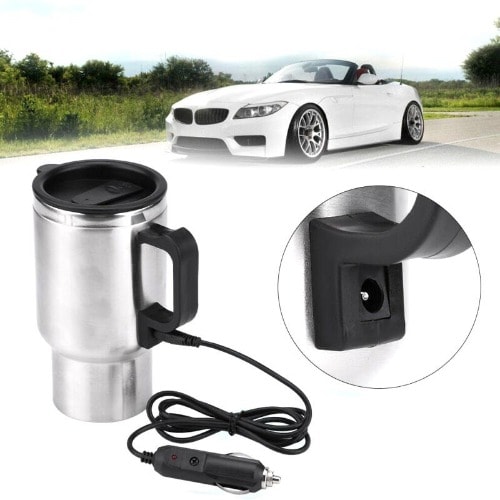 12v Car Charging Electric Stainless Steel Heated Travel Mug