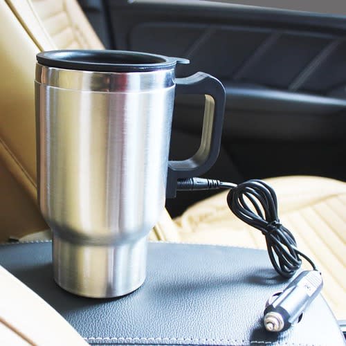 12v Car Charging Electric Stainless Steel Heated Travel Mug