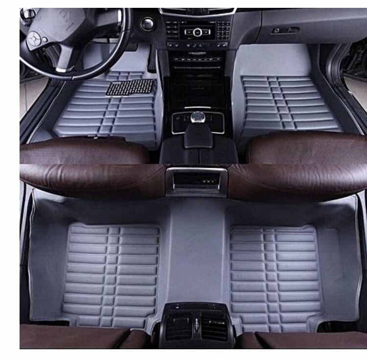 2007-2012 Camry 3D Leather Foot Mat/carpet Water Proof Gray Color