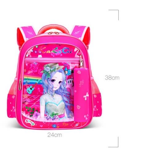 Lightweight Princess School Bag - Pink