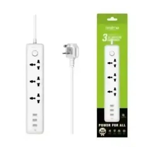Smart Extension Socket - 3 Ports And 3 Usb 220watt