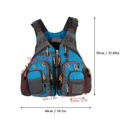 Fishing Vest Pack Multi Pocket Breathable Mesh Jacket Coat