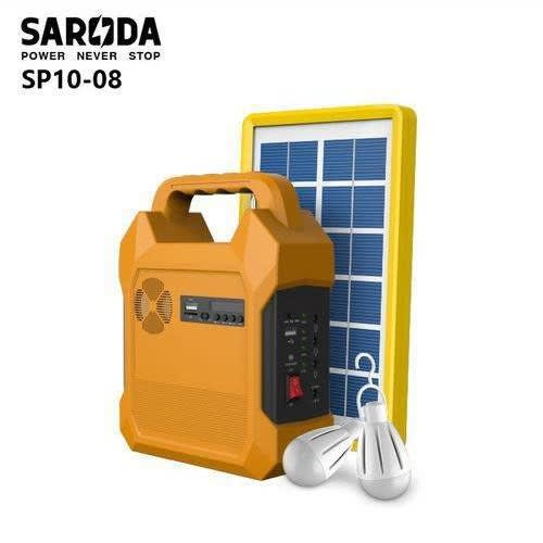 Solar Led Lighting Kit + Radio + Mp3 Player And Sd Card Port