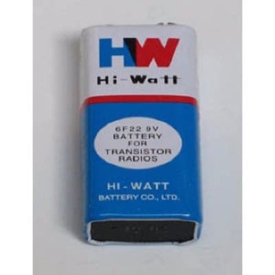 General Purpose Battery 9v 6f22m Hw -2pcs
